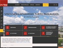 Tablet Screenshot of inreal.lt